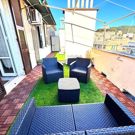 Apartamento Plein Ciel - Attico Vicino Al Centro - Parcheggio Privato Génova Exterior foto